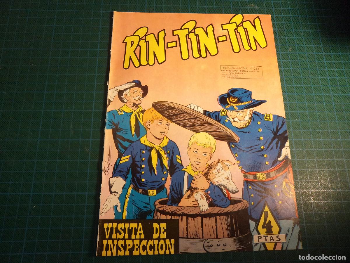 Tebeos: Rin-Tin-Tin. N&ordm; 255. Marco. Procede de encuadernacion. - Foto 1