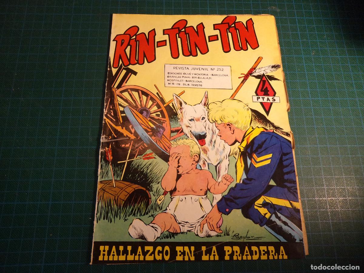 Tebeos: Rin-Tin-Tin. N&ordm; 252. Marco. Procede de encuadernacion. - Foto 1
