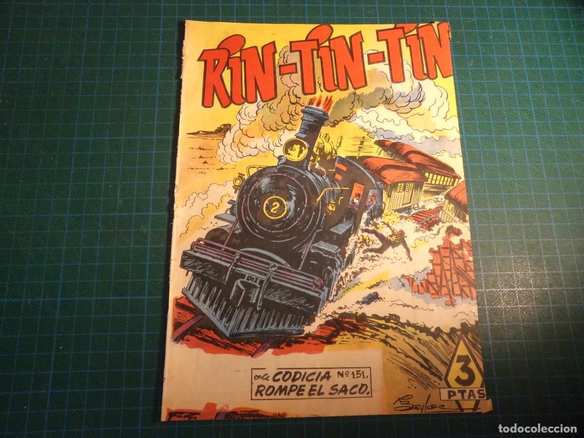 Tebeos: Rin-Tin-Tin. N&ordm; 151. Marco. Procede de encuadernacion. - Foto 1