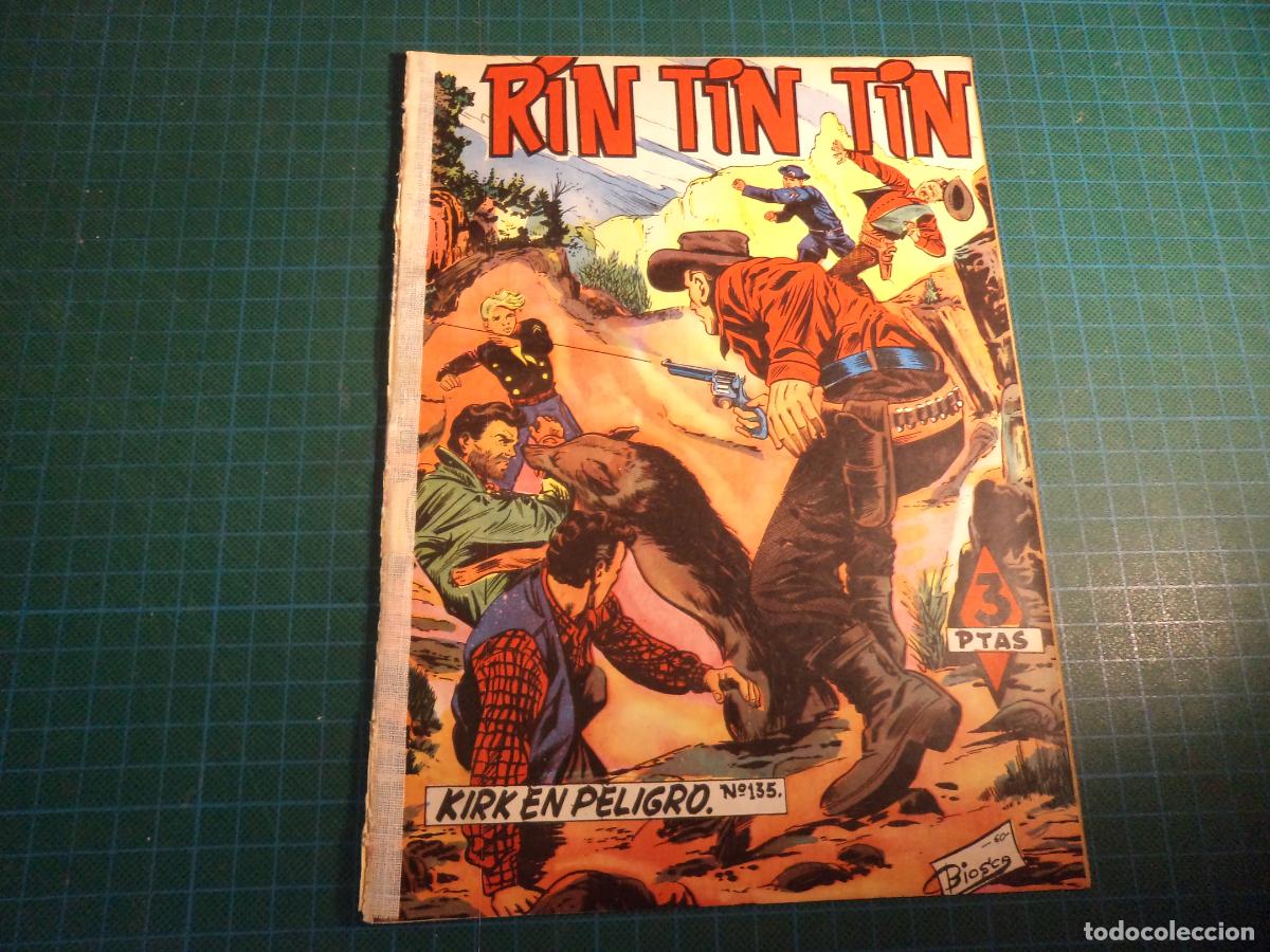 Tebeos: Rin-Tin-Tin. N&ordm; 135. Marco. Procede de encuadernacion. - Foto 1