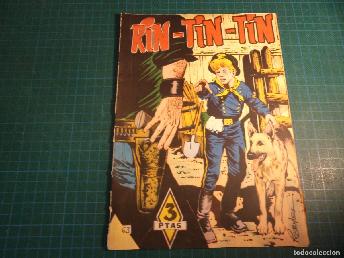 Tebeos: Rin-Tin-Tin. N&ordm; 63 Marco. Procede de encuadernacion. - Foto 1