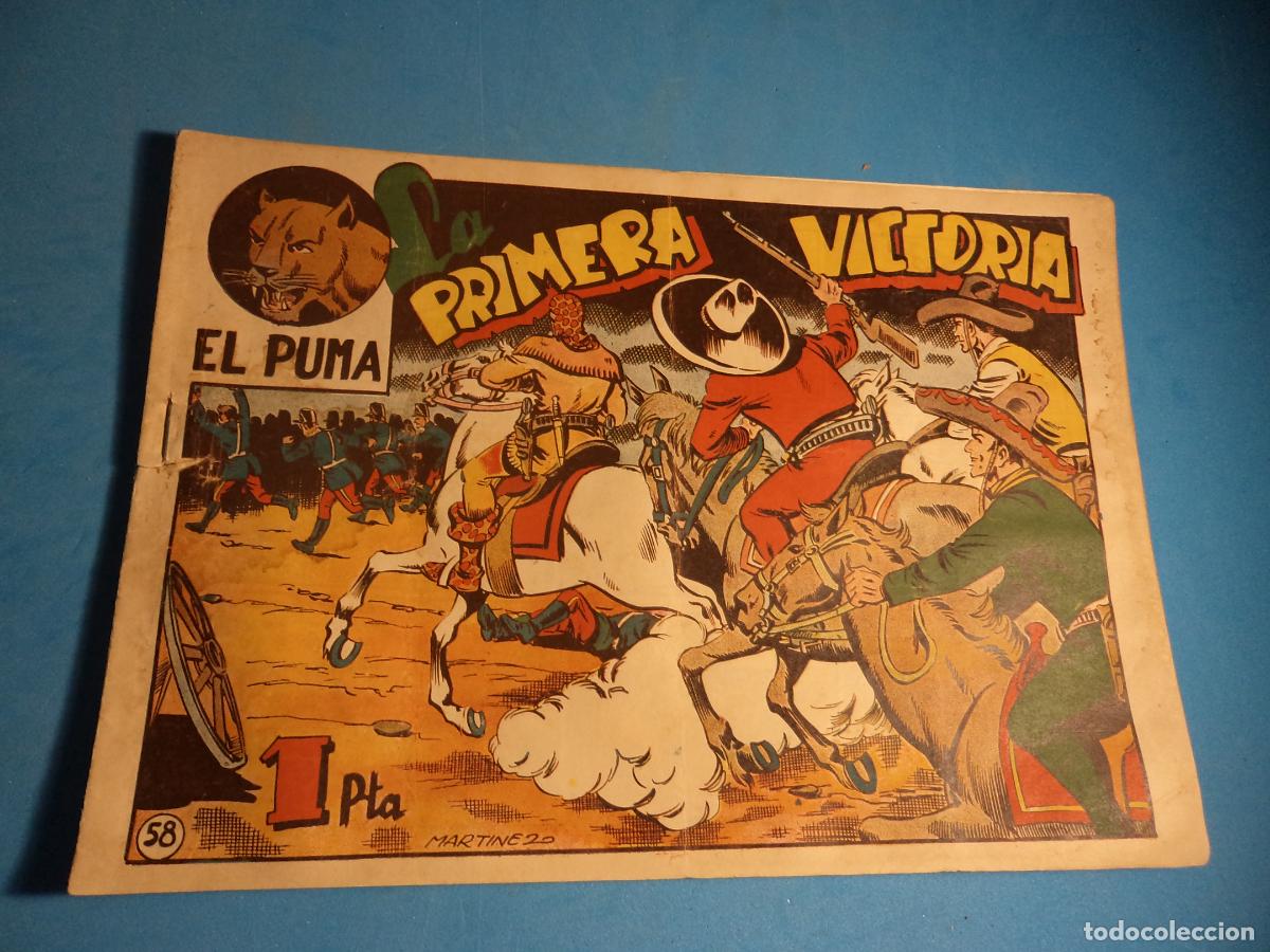 Tebeos: El Puma. N&ordm; 58. Marco. Original. - Foto 1
