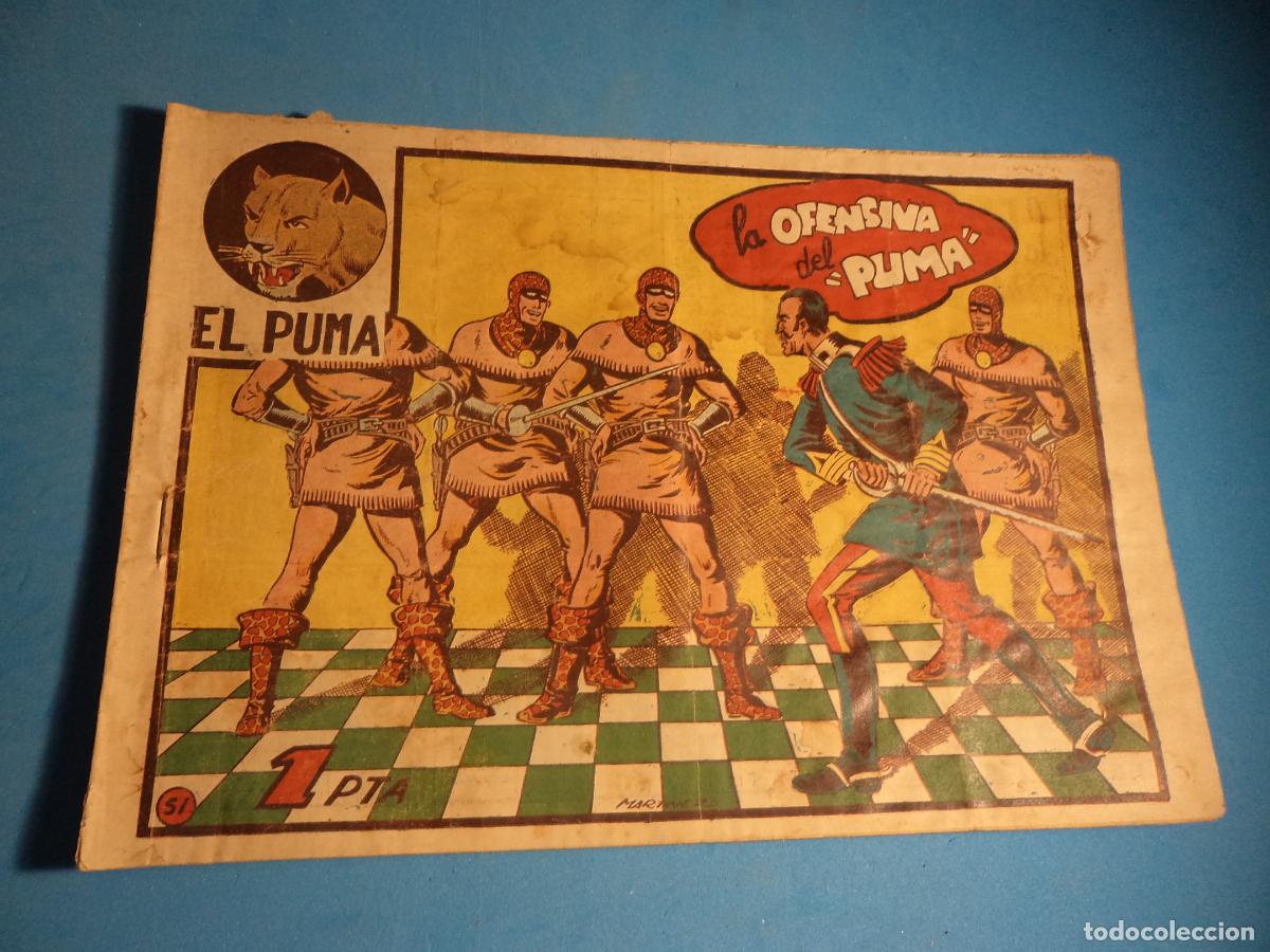 Tebeos: El Puma. N&ordm; 51. Marco. Original. - Foto 1