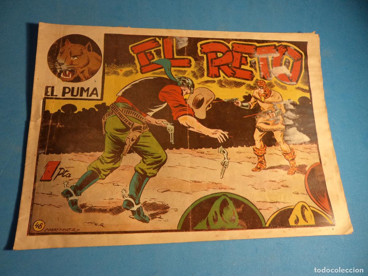 Tebeos: El Puma. N&ordm; 48. Marco. Original. - Foto 1