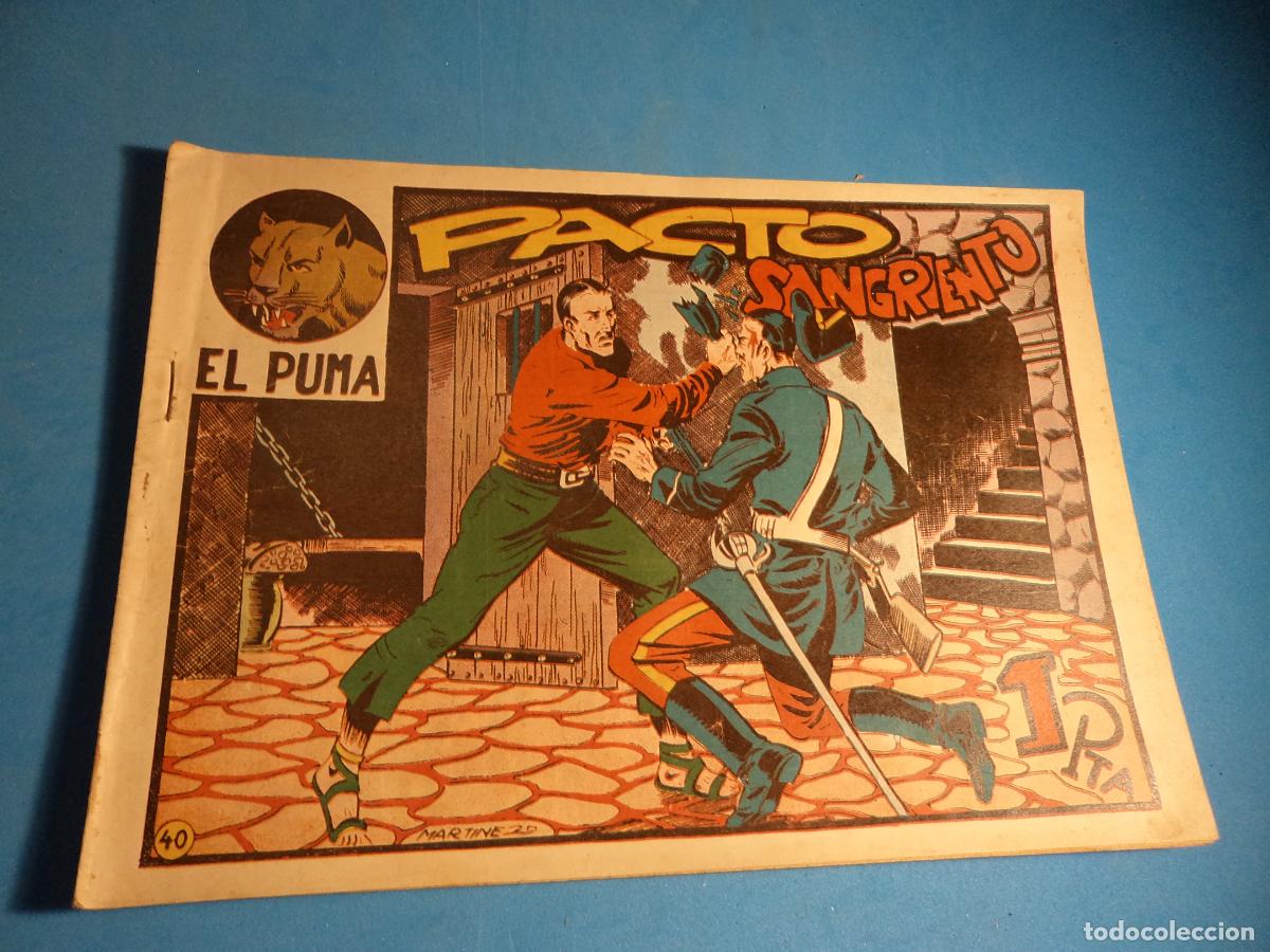 Tebeos: El Puma. N&ordm; 40. Marco. Original. - Foto 1