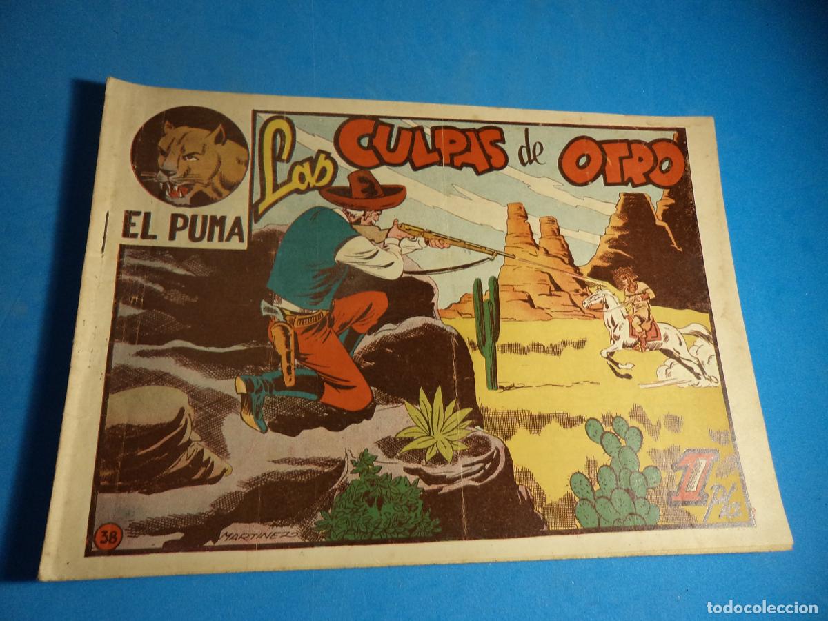 Tebeos: El Puma. N&ordm; 38. Marco. Original. - Foto 1