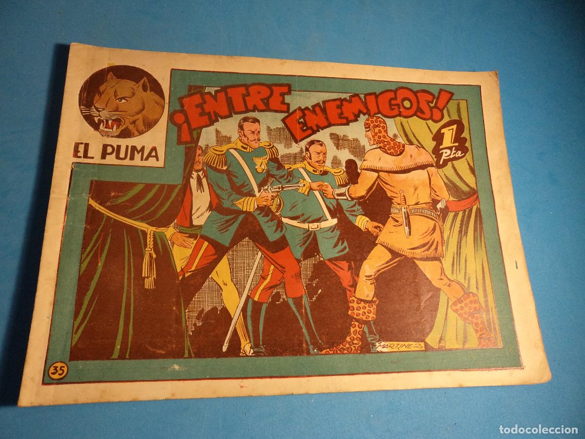 Tebeos: El Puma. N&ordm; 35. Marco. Original. - Foto 1