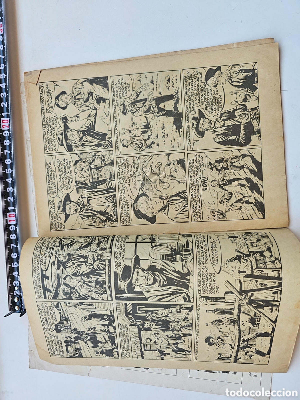Tebeos: C&oacute;mic Rin Tin Tin Pistol River n&deg;214 1958 - Foto 4