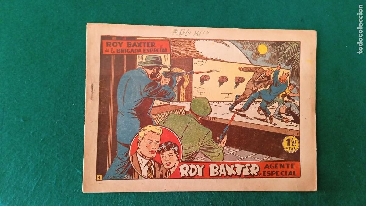 Tebeos: Roy baxter 1, Marco en buen estado Bolsa JJ - Foto 1
