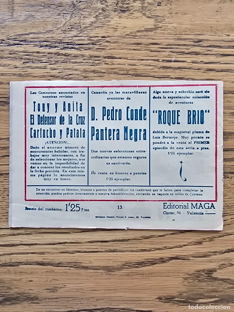 Tebeos: El Defensor de la cruz n&deg; 13 (Maga 1956) - Foto 2