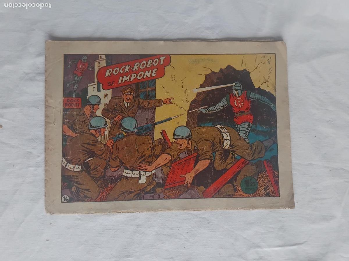 Tebeos: ROCK ROBOT N&ordm; 16 MARCO 1957. ORIGINAL. - Foto 1