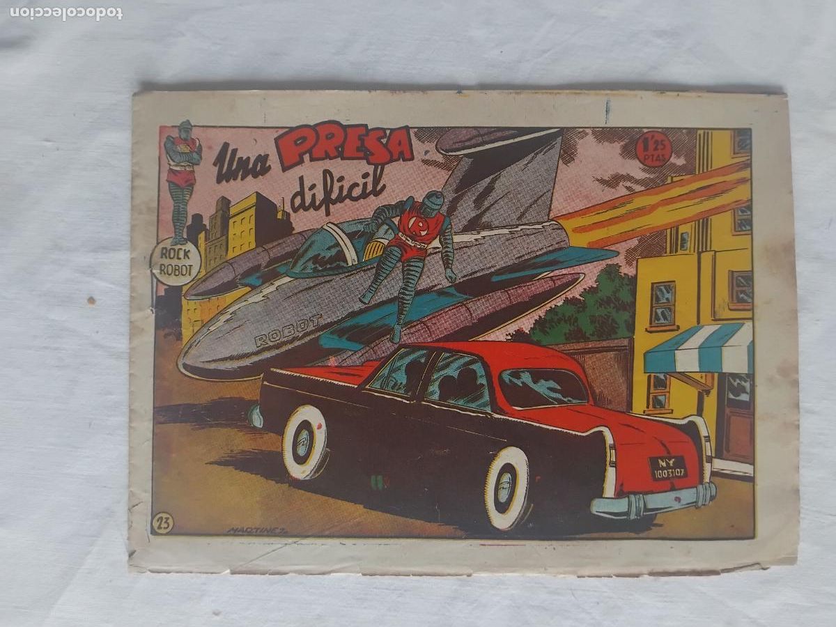 Tebeos: ROCK ROBOT N&ordm; 23 MARCO 1957. ORIGINAL. - Foto 1