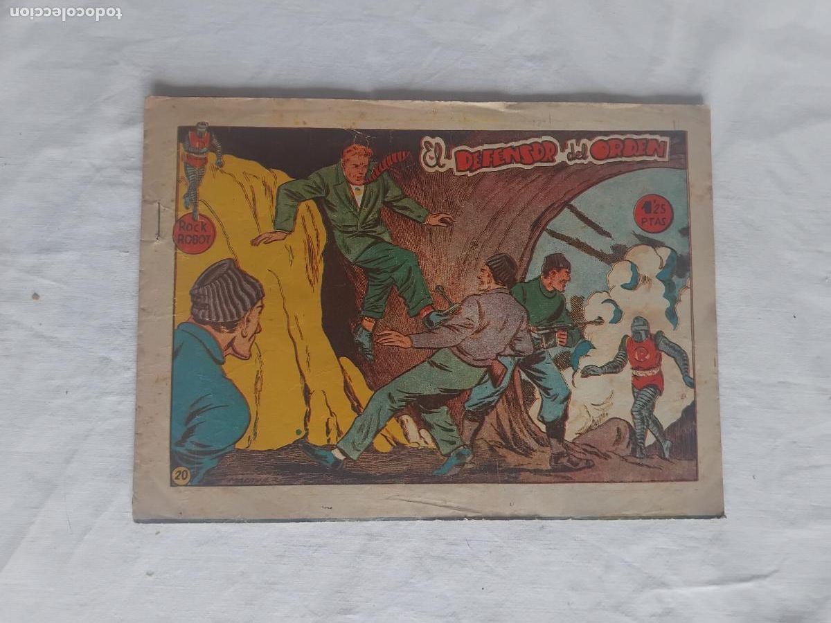 Tebeos: ROCK ROBOT N&ordm; 20 MARCO 1957. ORIGINAL. - Foto 1