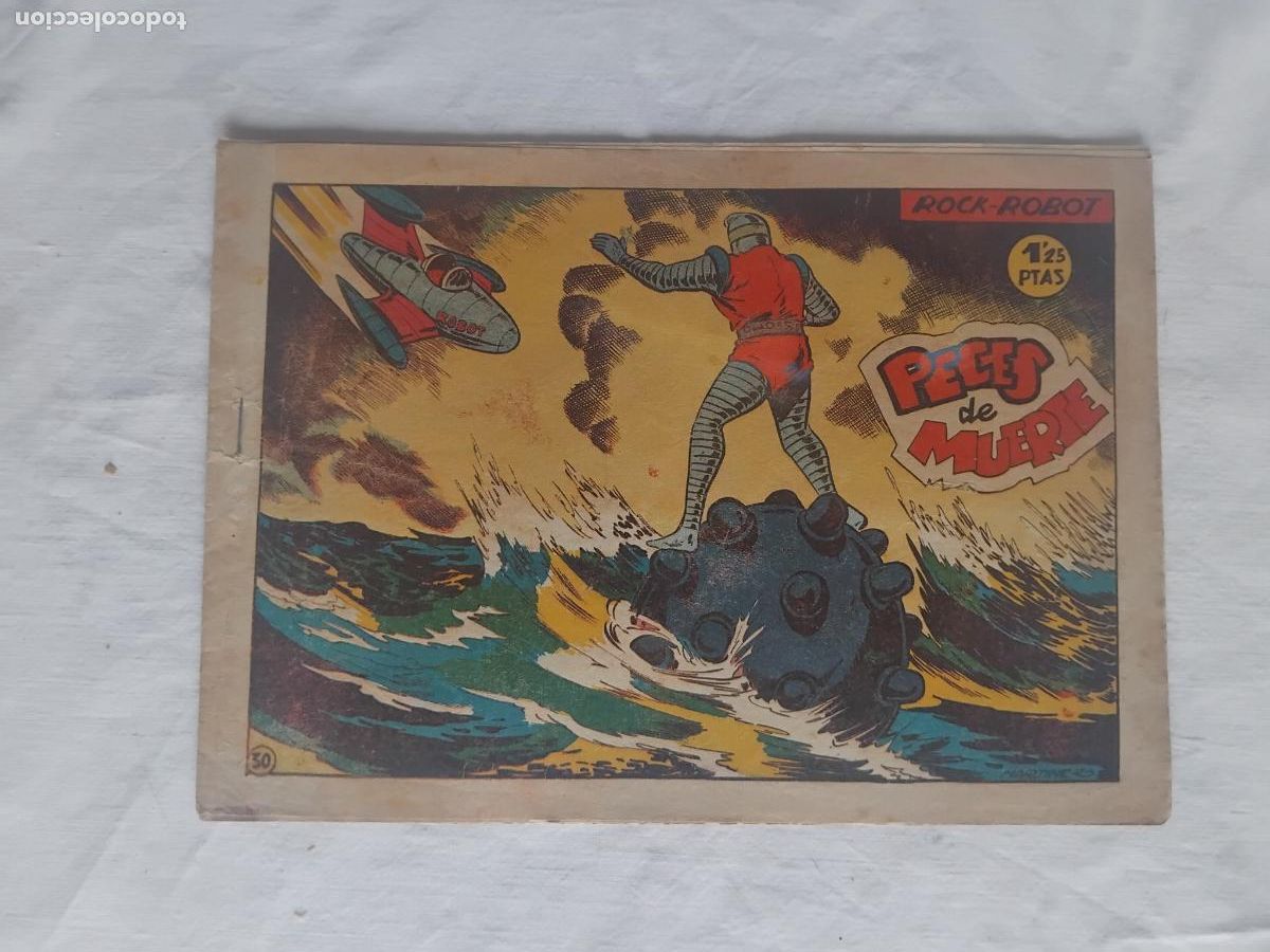 Tebeos: ROCK ROBOT N&ordm; 30 MARCO 1957. ORIGINAL. - Foto 1