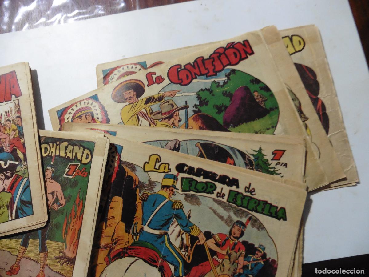 Tebeos: LUCHA DE RAZAS 27 CUADERNILLOS ORIGINALES MARCO - Foto 8