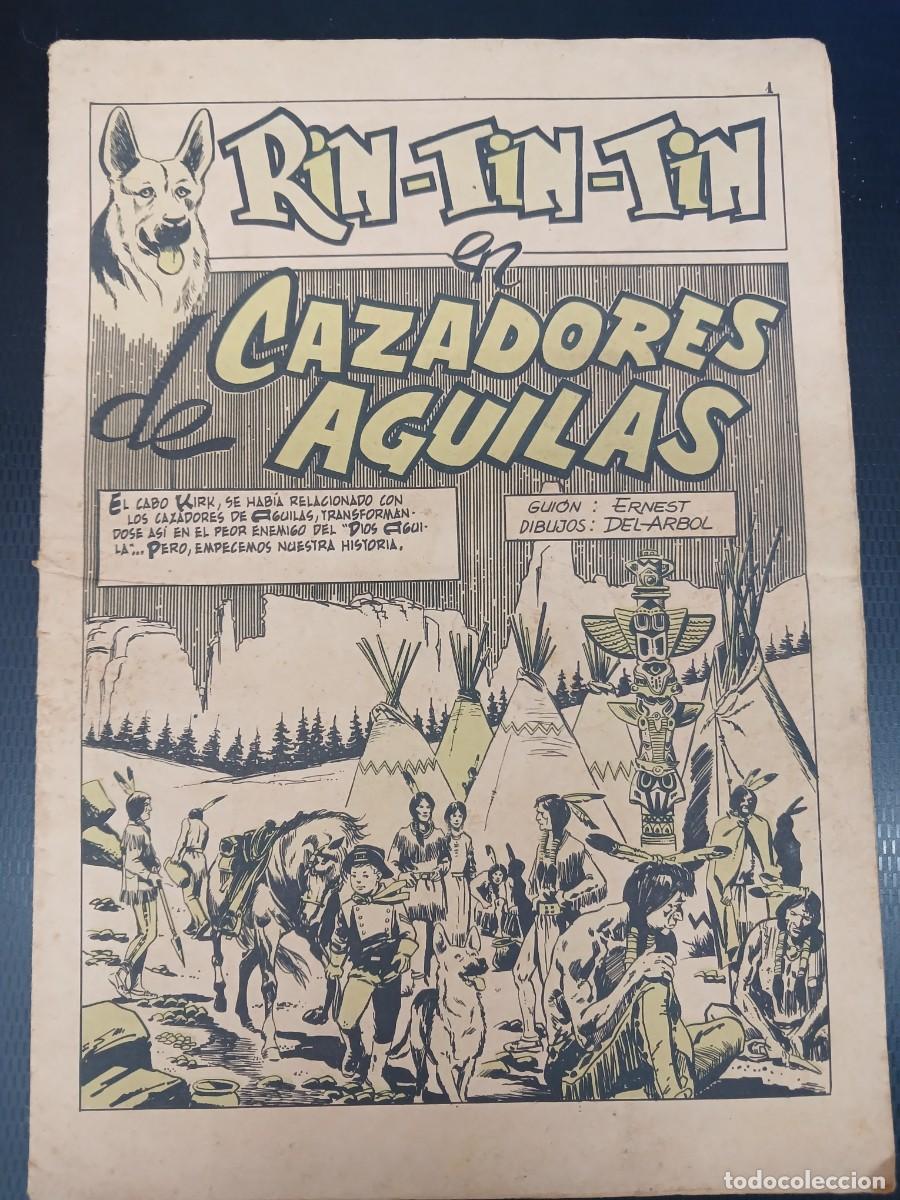 Tebeos: TEBEO - RIN TIN TIN, CAZADORES DE AGUILAS. - Foto 1