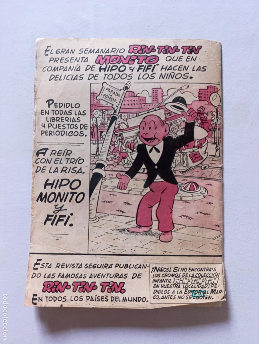 Tebeos: RIN-TIN-TIN N&ordm; 116 - LA CHICA DEL ESTE - MARCO (H1) - Foto 8