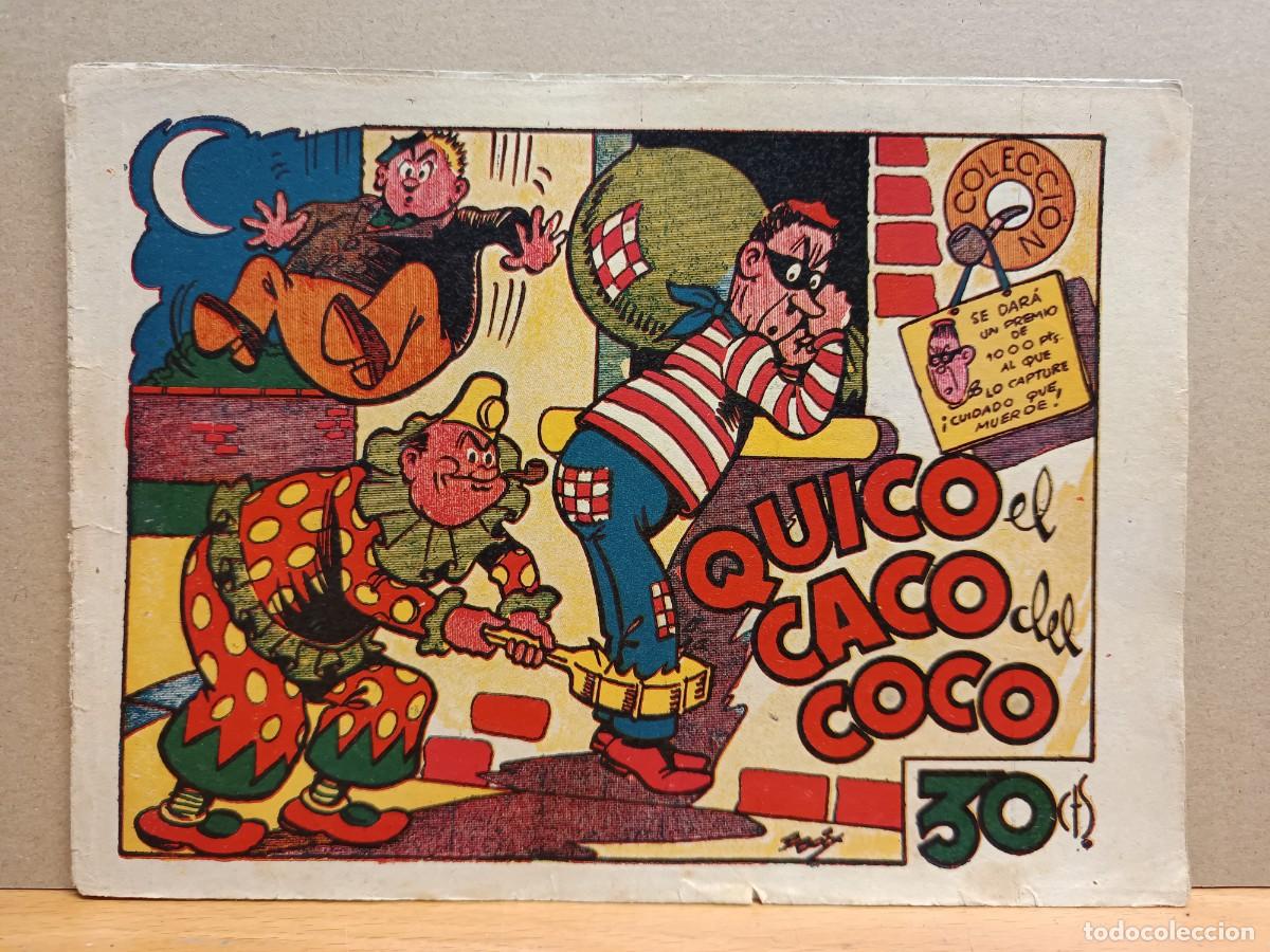 Tebeos: COLECCI&Oacute;N PIPA -QUICO EL CACO DEL COCO- ORIGINAL  A&Ntilde;O 1943. - Foto 3
