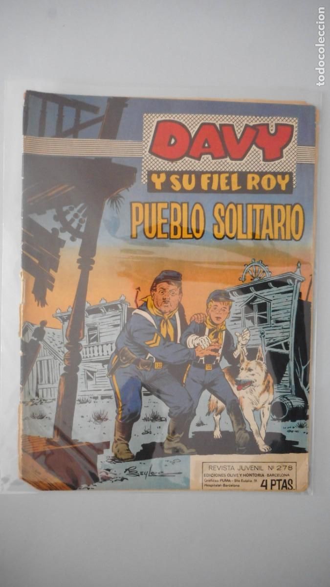 Tebeos: DAVY Y SU FIEL ROY N&ordm; 278 / C-9 - Foto 1