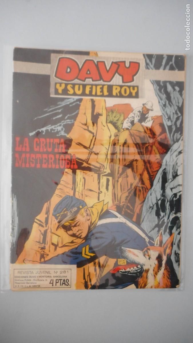 Tebeos: DAVY Y SU FIEL ROY N&ordm; 281 / C-9 - Foto 1