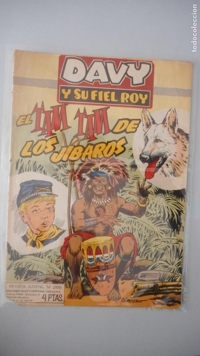 Tebeos: DAVY Y SU FIEL ROY N&ordm; 285 / C-9 - Foto 1