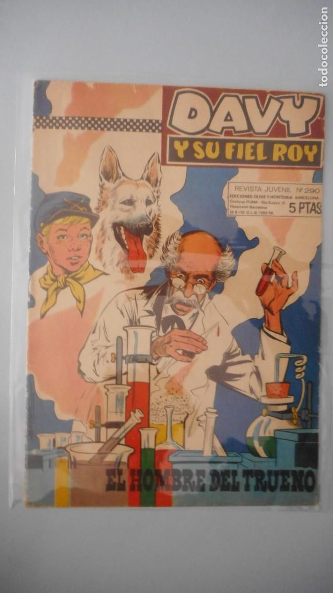 Tebeos: DAVY Y SU FIEL ROY N&ordm; 290 / C-9 - Foto 1