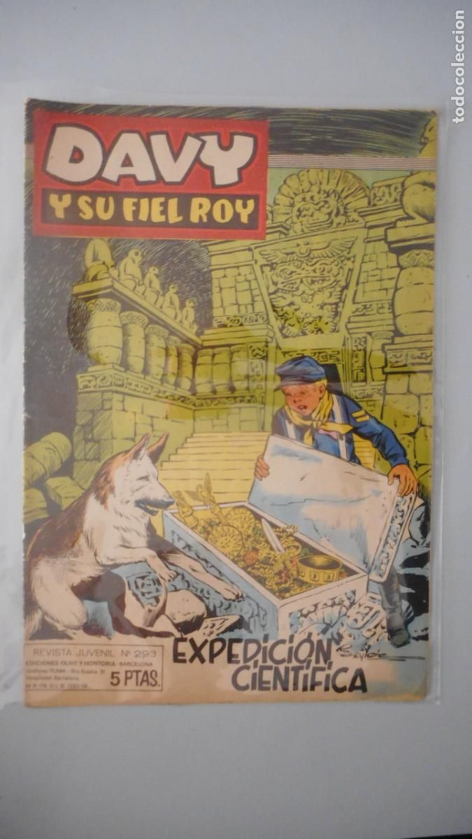 Tebeos: DAVY Y SU FIEL ROY N&ordm; 293 / C-9 - Foto 1