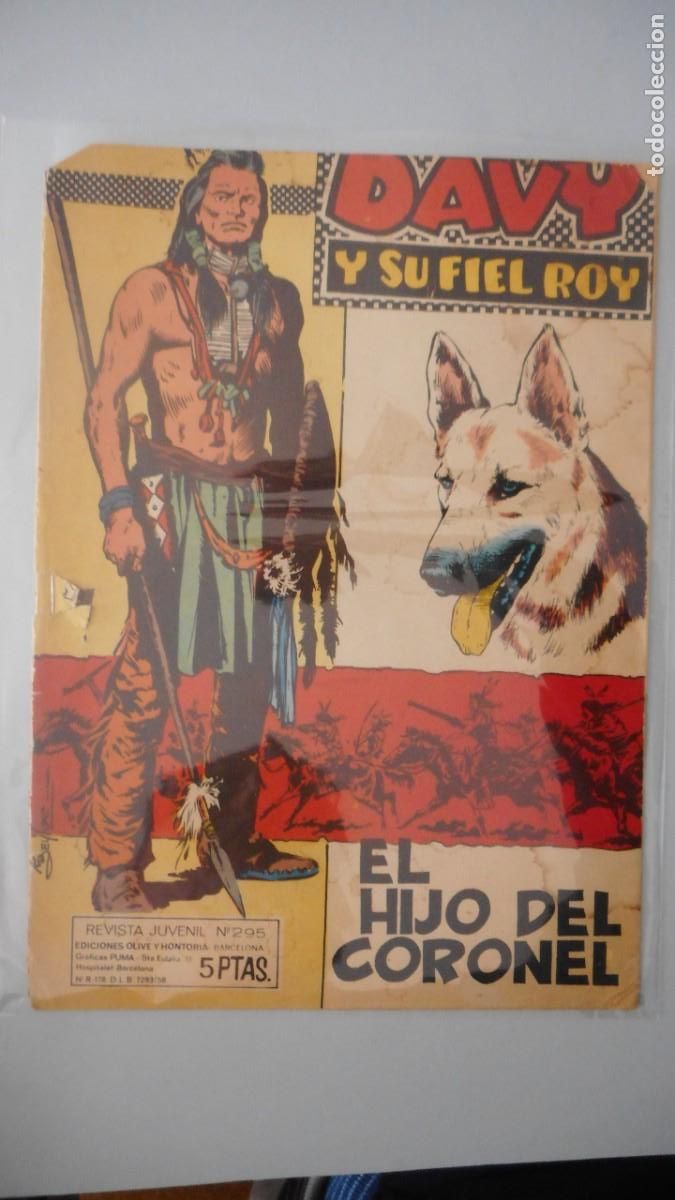 Tebeos: DAVY Y SU FIEL ROY N&ordm; 295 / C-9 - Foto 1