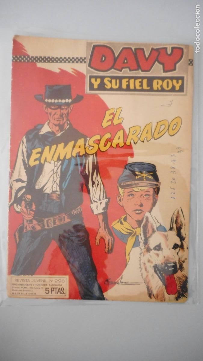 Tebeos: DAVY Y SU FIEL ROY N&ordm; 298 / C-9 - Foto 1