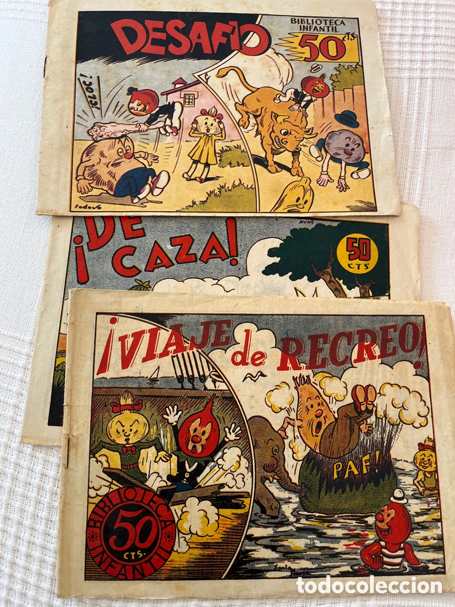 Tebeos: Lote 3 tebeos de Rabanito y Cebolleta - Foto 2