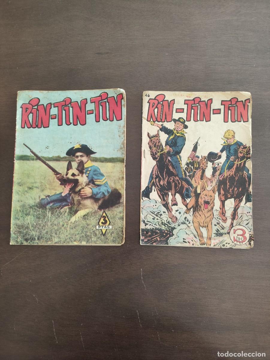 Tebeos: LOTE 2 COMICS RIN-TIN-TIN 20 46 EDITORIAL MARCO 1958 - Foto 1