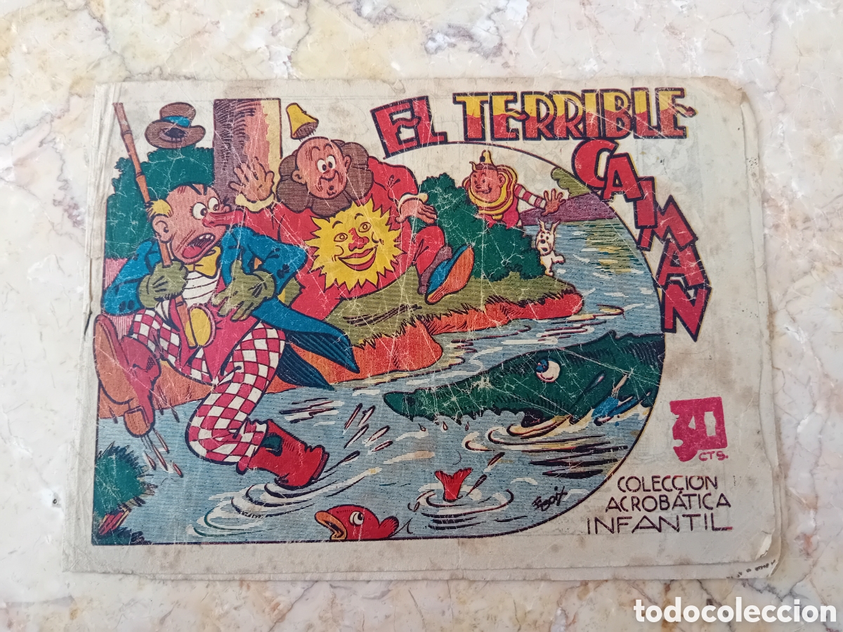 Tebeos: COLECCION ACROBATICA INFANTIL EL TRRRIBLE CAIMAN EDICIONES MARCO - Foto 1