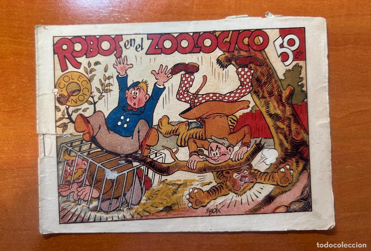 Tebeos: ROBOS EN EL ZOOLOGICO COLECCION PIPA CARTAPACIO Y SEGUIDILLA NUM. 10 EDIT. MARCO 1945