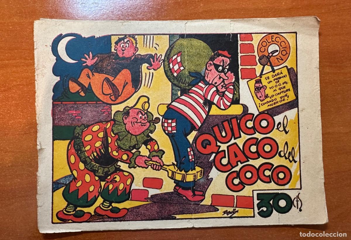 Tebeos: QUICO EL CACO DEL COCO COLECCION PIPA CARTAPACIO Y SEGUIDILLA NUM. 34 EDIT. MARCO 1945