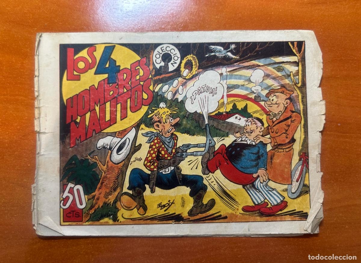 Tebeos: LOS 4 HOMBRES MALDITOS COLECCION PIPA CARTAPACIO Y SEGUIDILLA NUM. 90 EDIT. MARCO 1945