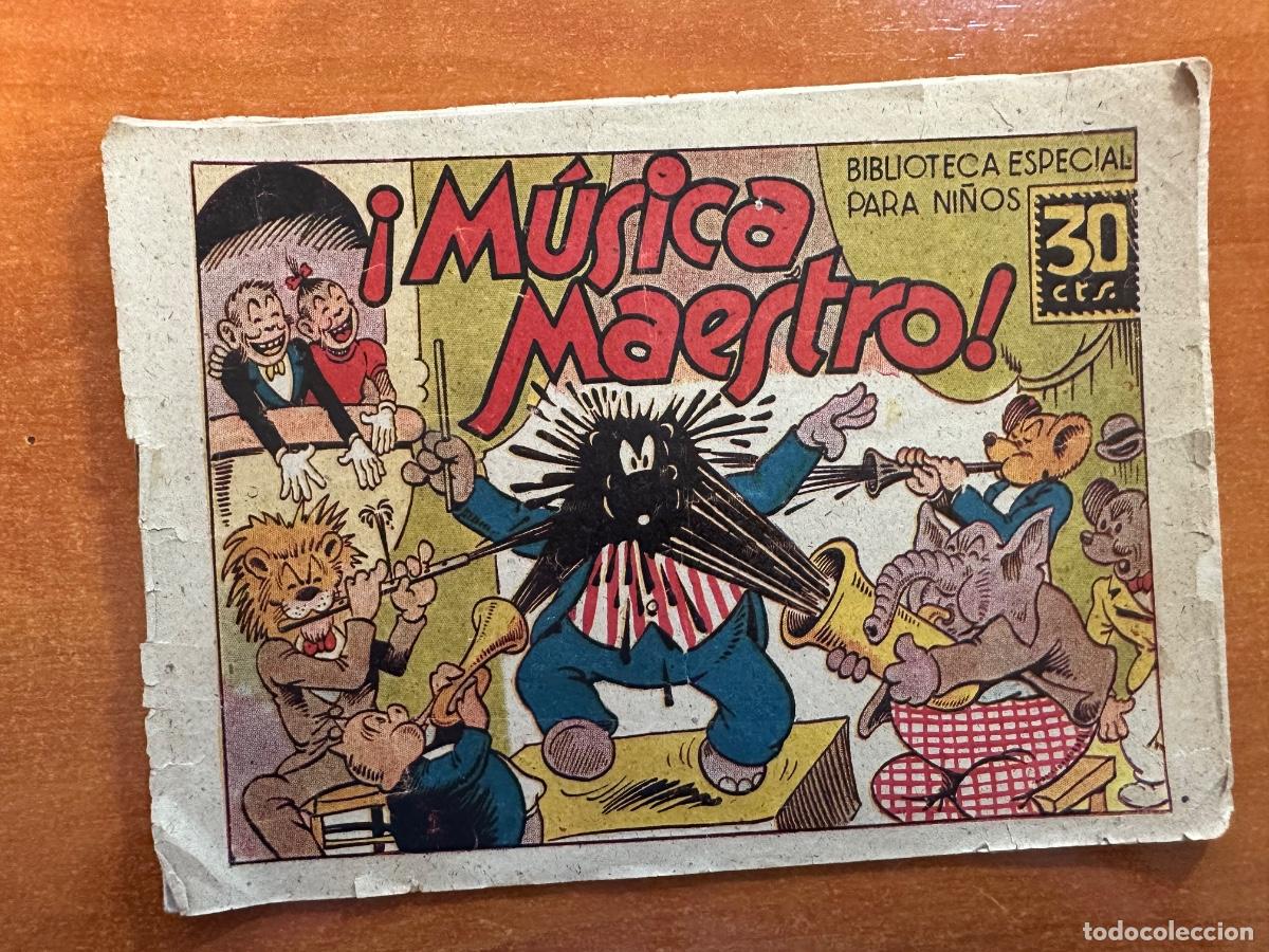 Tebeos: MUSICA MAESTRO HIPO BIBLIOTECA ESPECIAL PARA NI&Ntilde;OS EDITORIAL MARCO ORIGINAL