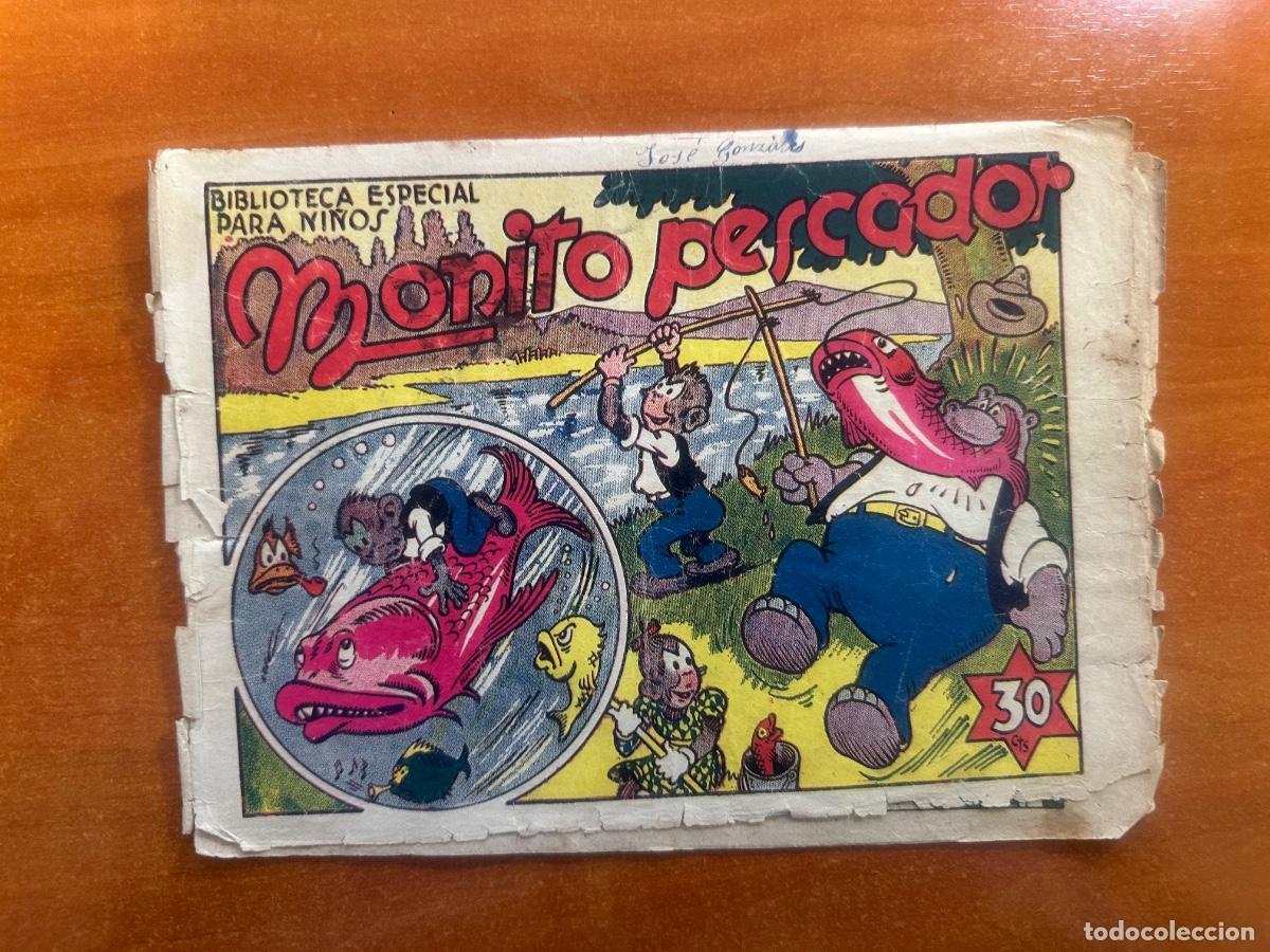Tebeos: MONITO PESCADOR HIPO BIBLIOTECA ESPECIAL PARA NI&Ntilde;OS EDITORIAL MARCO ORIGINAL 30 CTS.
