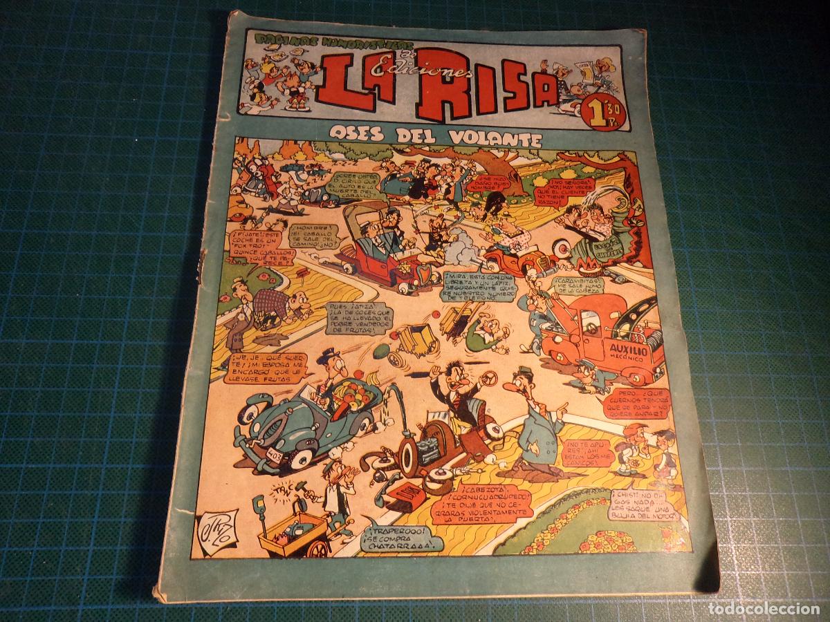 Tebeos: La risa. N&ordm; 24. Ases del volante. Marco.