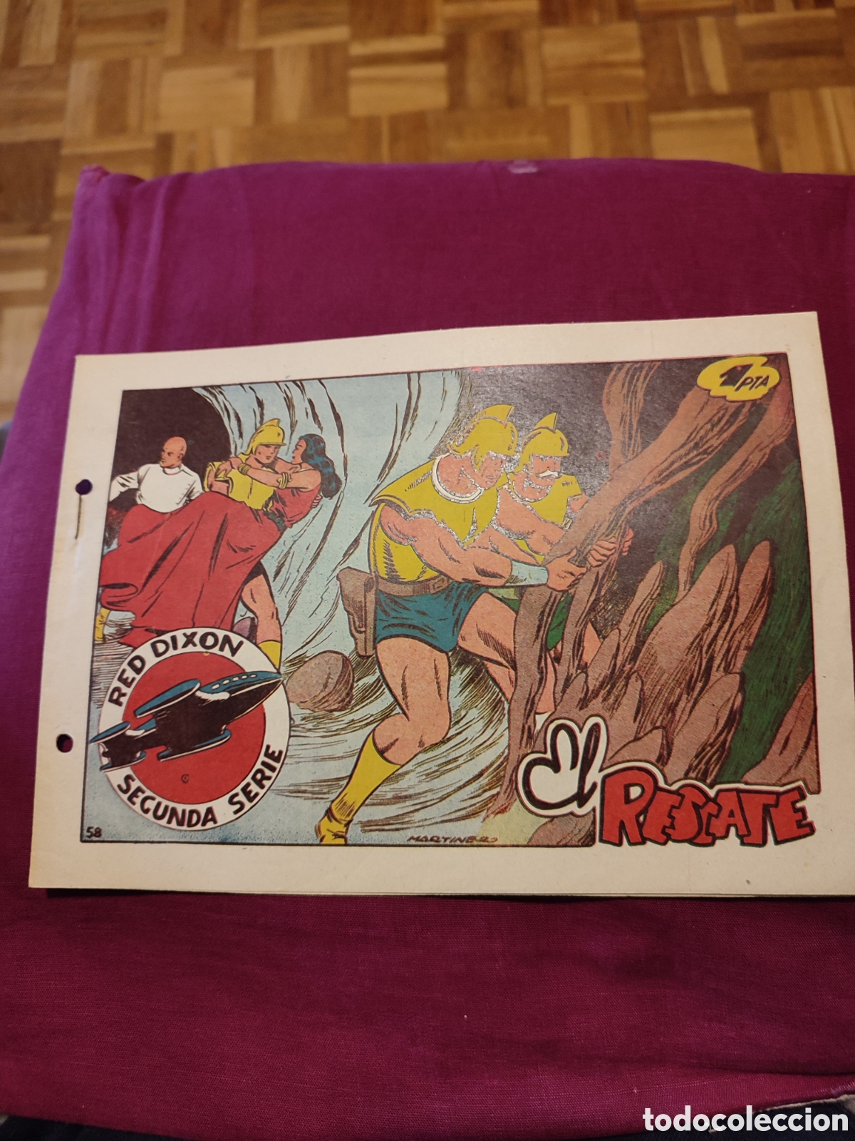 Comics: Red Dixon. N&ordm; 58. Marco. 2&ordf; serie. Con se&ntilde;ales de uso.