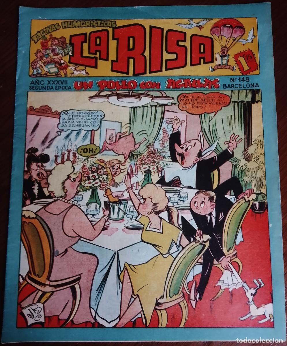 Comics: LA RISA N&ordm; 148-ORIGINAL-MARCO 1952-MUY BUEN ESTADO-ORIGINAL-LEER TODO VER FOTOS