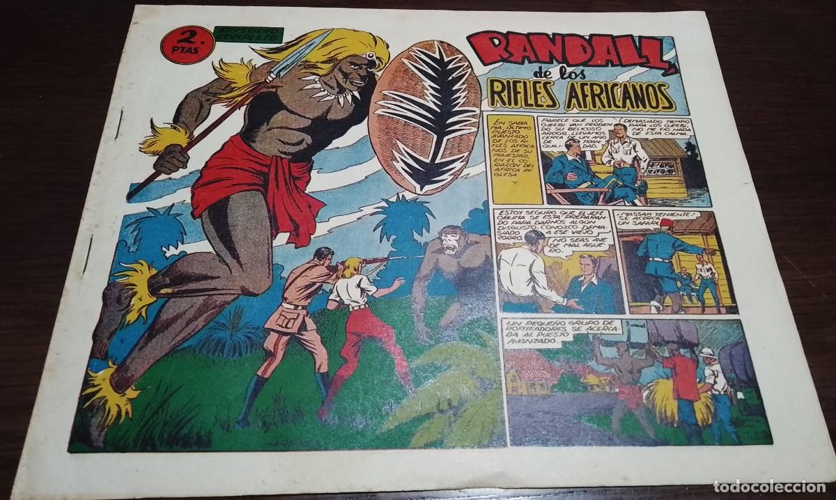 BDs: GIGANTE N&ordm; 5-RANDALL DE LOS RIFLES AFRICANOS ORIGINAL MARCO 1955 PERFECTO-LEER TODO VER FOTOS