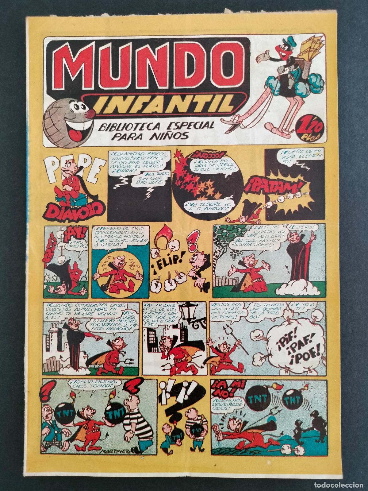 Comics: MUNDO INFANTIL N&ordm; 51 ORIGINAL EDITORIAL MARCO BUEN ESTADO MUY DIFICIL!!!
