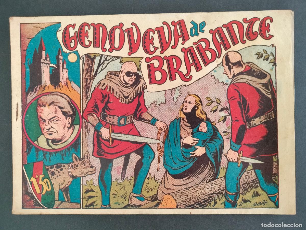 BDs: GENOVEVA DE BRABANTE N&ordm; 1 ORIGINAL EDITORIAL MARCO 1948 CONTRAPORTADA ANUNCIO DEL CAPITAN LEON