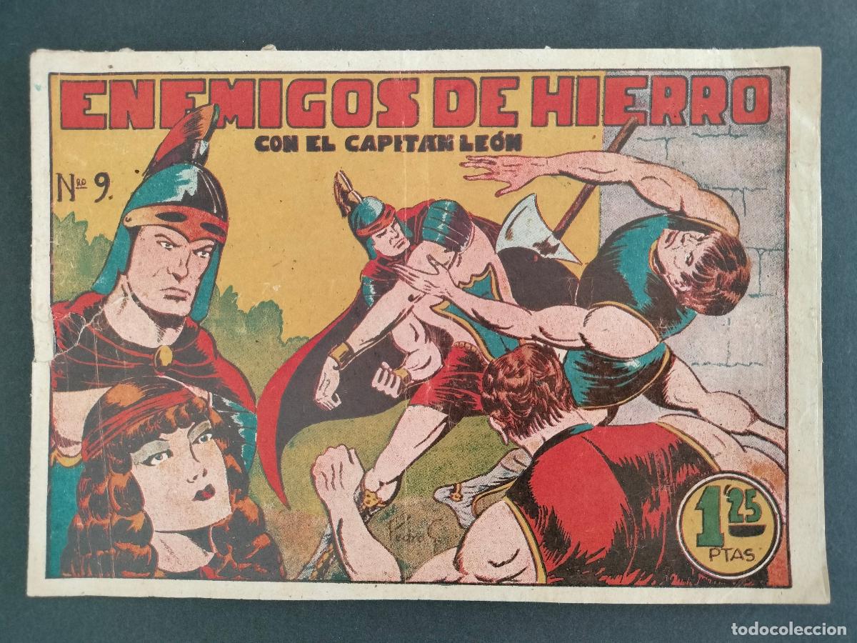 Tebeos: EL CAPITAN LEON N&ordm; 9 ORIGINAL EDITORIAL MARCO ULTIMO DE LA COLECCION, INEDITO EXTREMADAMENTE DIFICIL