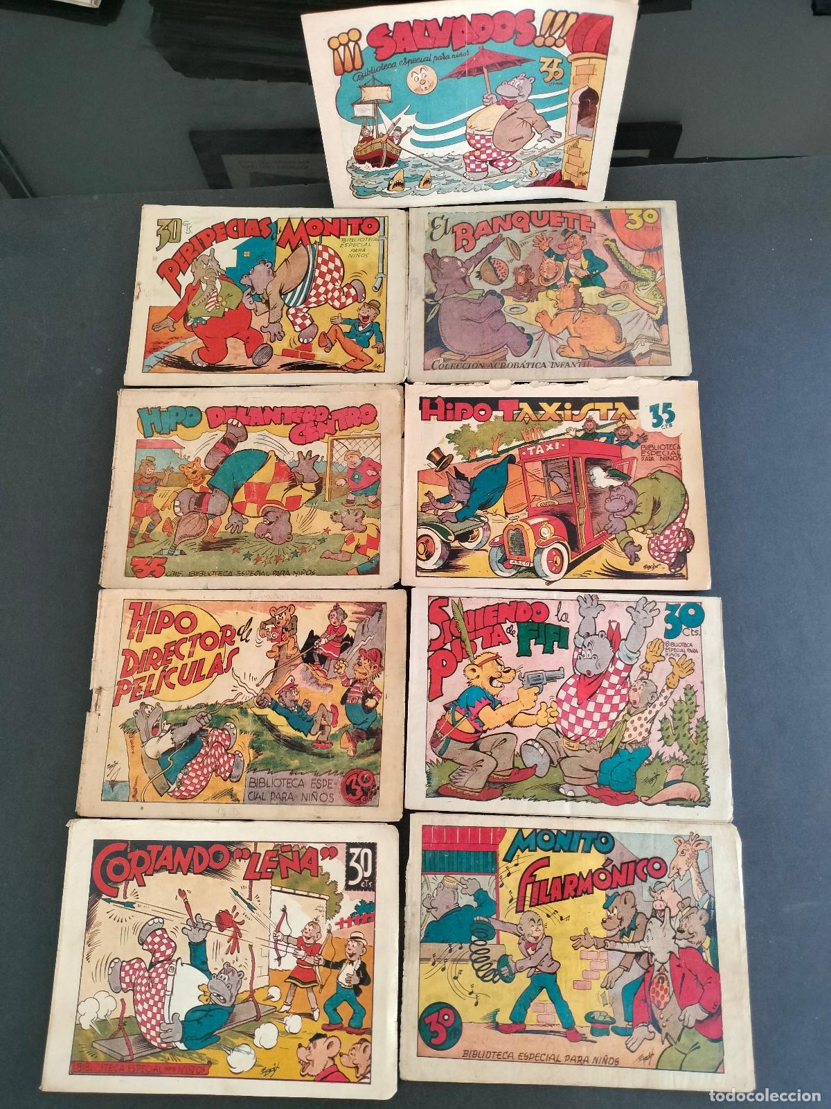 Tebeos: BIBLIOTECA ESPECIAL PARA NI&Ntilde;OS LOTE 9 Nos. HIPO MONITO Y FIFI EDITORIAL MARCO A&Ntilde;OS 40 OCASION!!!