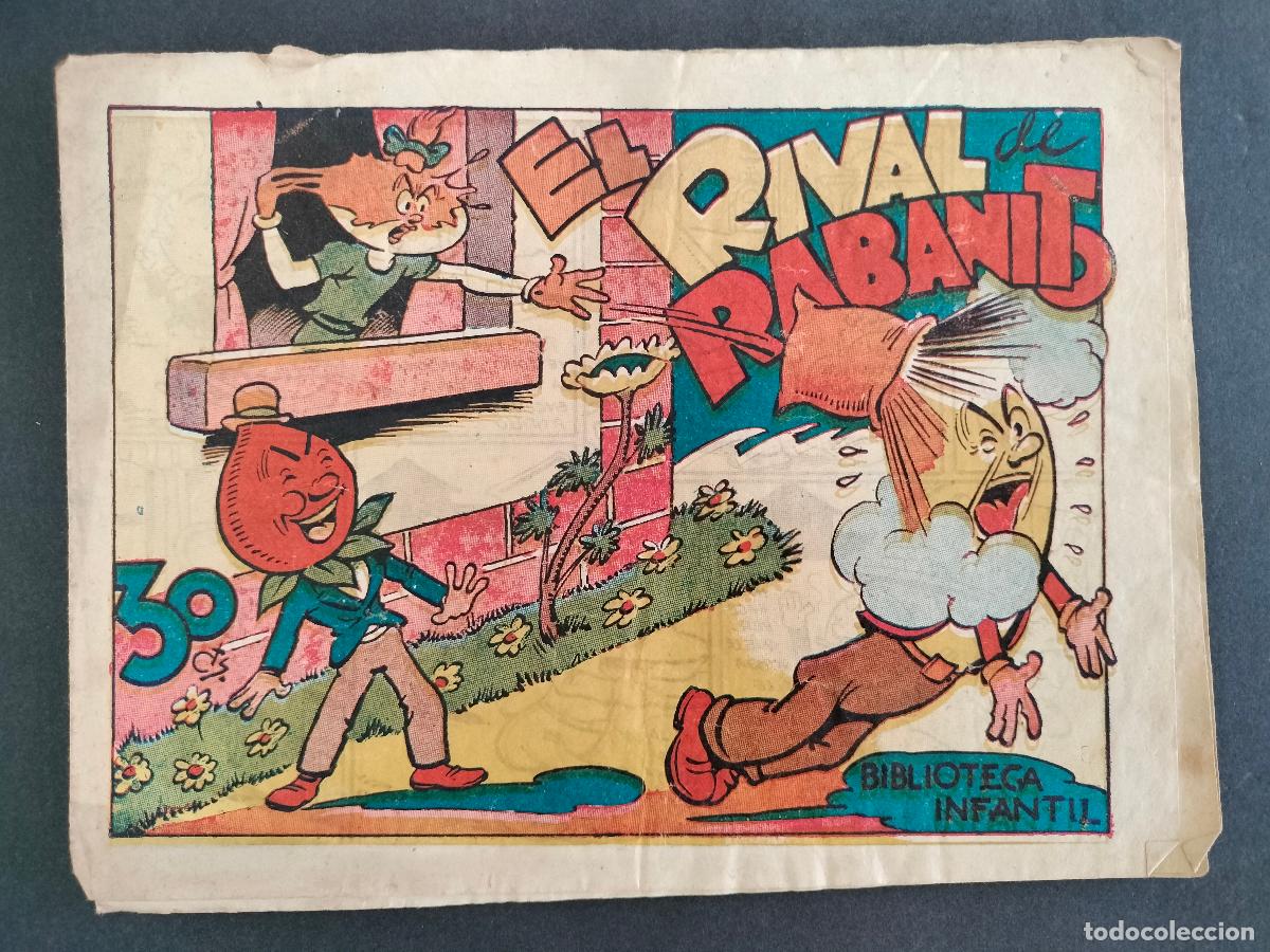BDs: BIBLIOTECA INFANTIL RABANITO Y CEBOLLITA - EL RIVAL DE RABANITO - EDITORIAL MARCO A&Ntilde;OS 40 MUY RARO!!