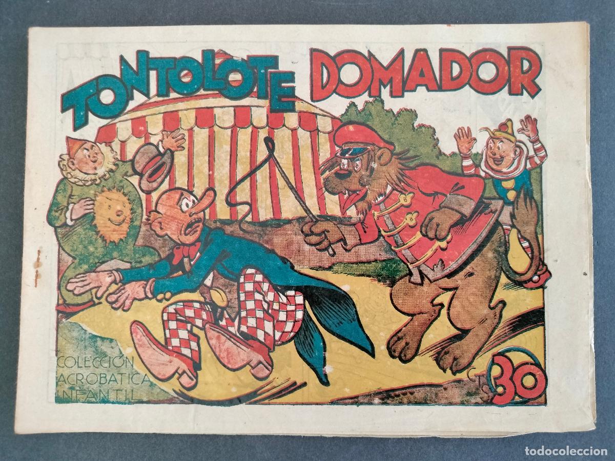Tebeos: COLECCION ACROBATICA INFANTIL TONTOLOTE DOMADOR EDITORIAL MARCO A&Ntilde;OS 40 BUEN ESTADO!!!
