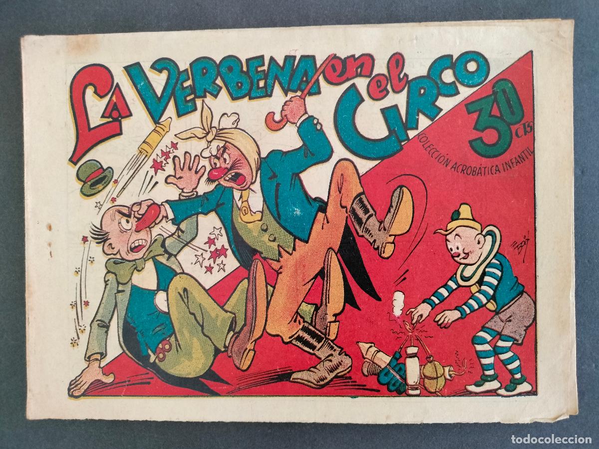 Comics: COLECCION ACROBATICA INFANTIL TONTOLOTE - LA VERBENA EN EL CIRCO - MARCO A&Ntilde;OS 40 BUEN ESTADO!!!