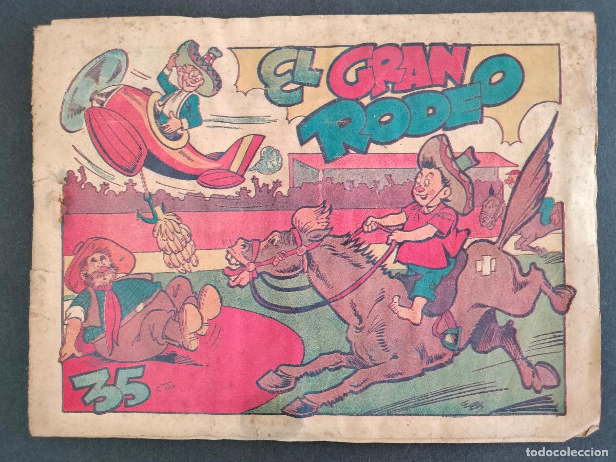 BDs: PINGO, TONGO Y PILONGO - EL GRAN RODEO - EJEMPLAR INEDITO ORIGINAL ED. MARCO 1949 MUY RARO!!!
