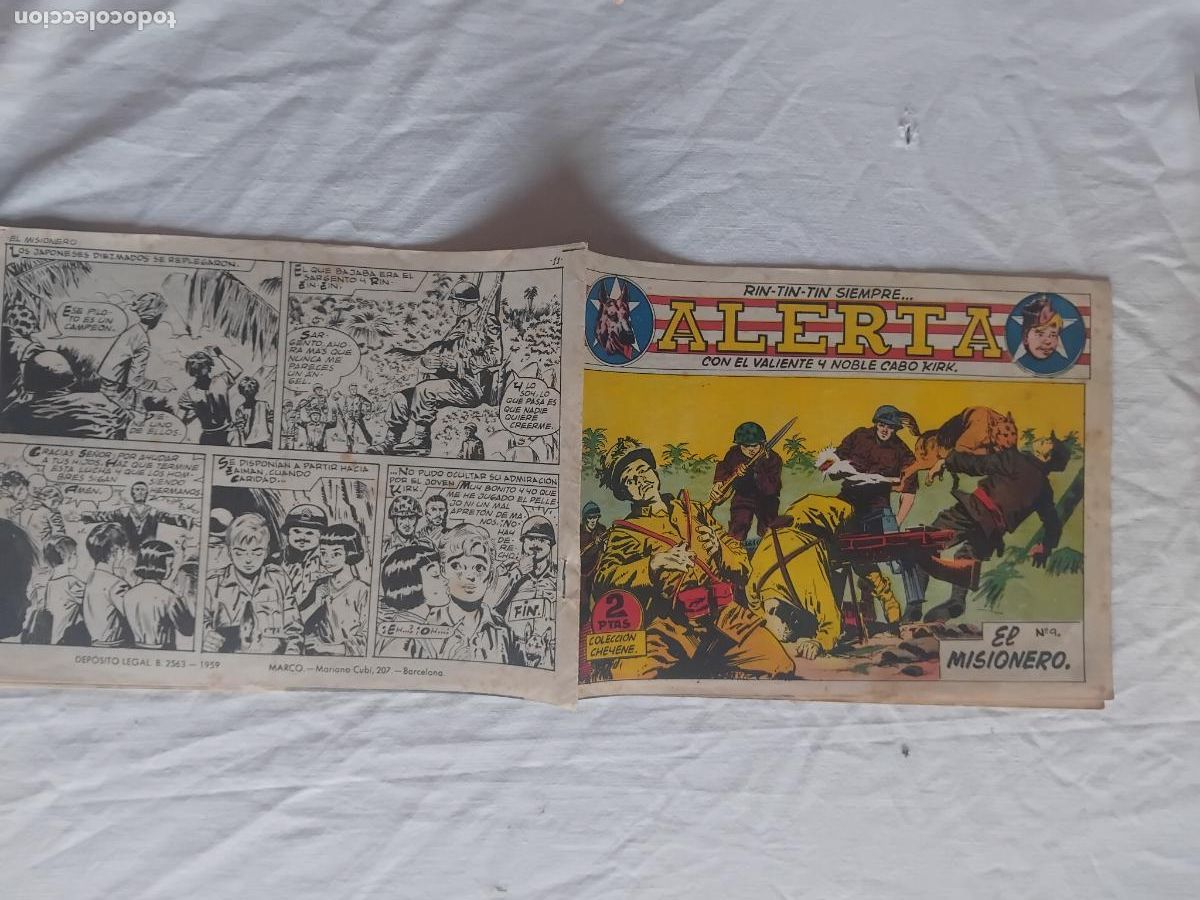 Tebeos: RIN TIN TIN SIEMPRE ALERTA N&ordm; 9. EL MISIONERO. . EDITORIAL MARCO 1963. ORIGINAL.